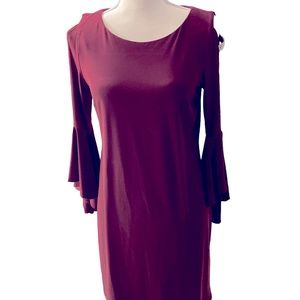 Burgundy Cocktail dress by MSK in a XS